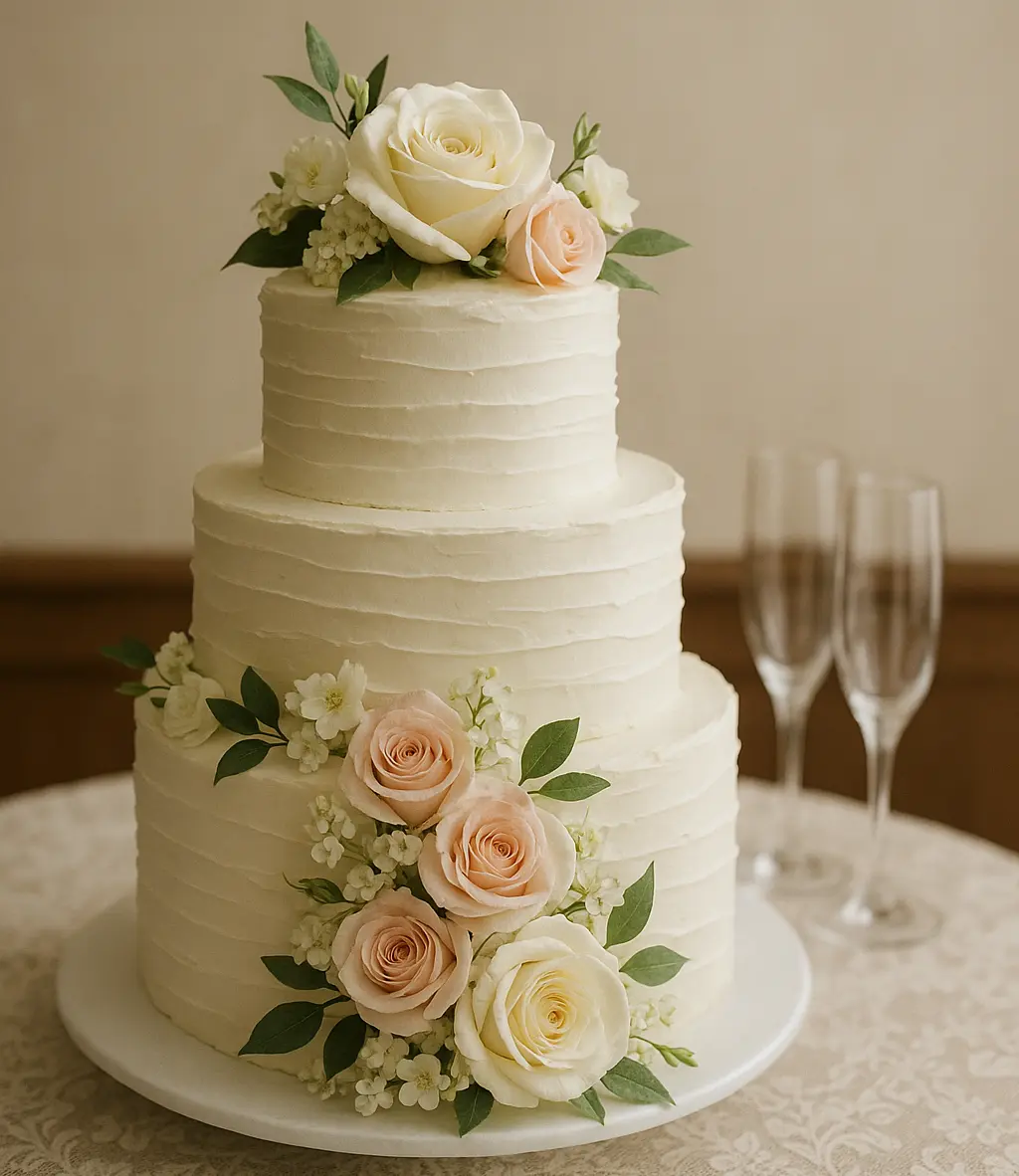 Elegant wedding cakes Liverpool
